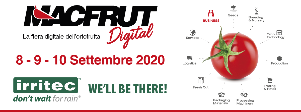 Irritec a Macfrut Digital 2020